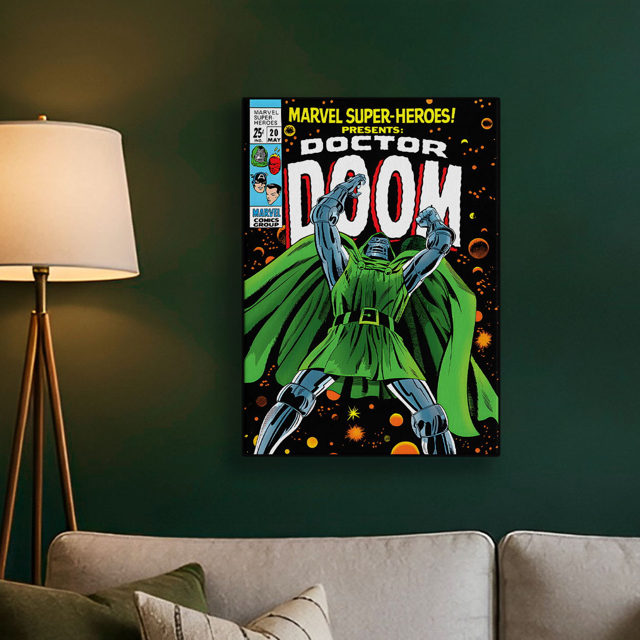 Doctor Doom Comic Poster