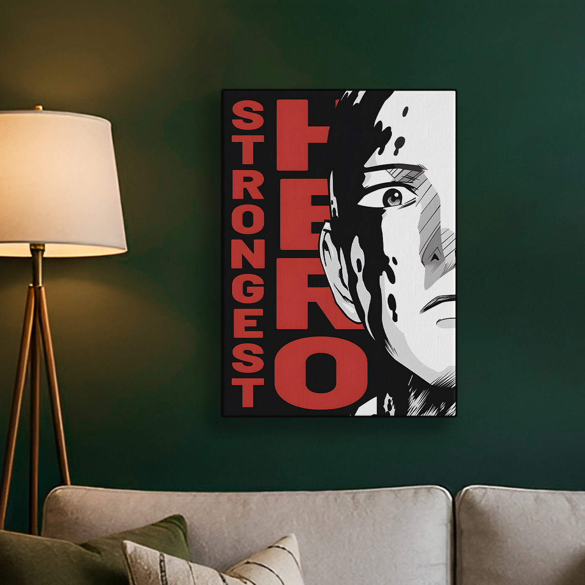 One Punch Man Strongest Hero Poster