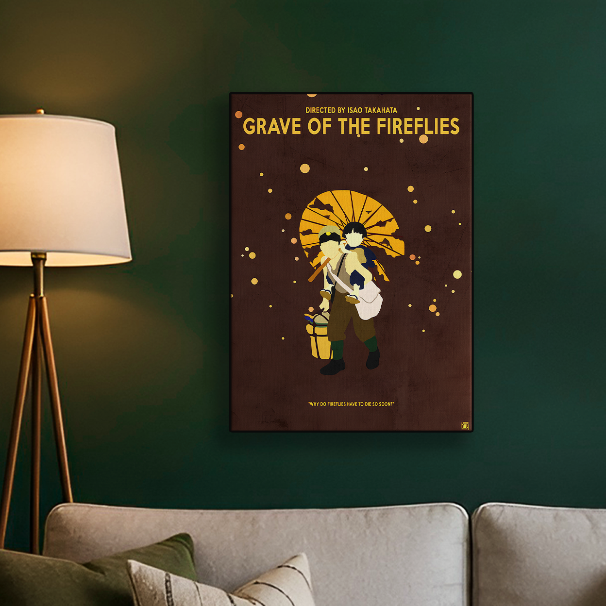 Grave of the Fireflies Movie Poster