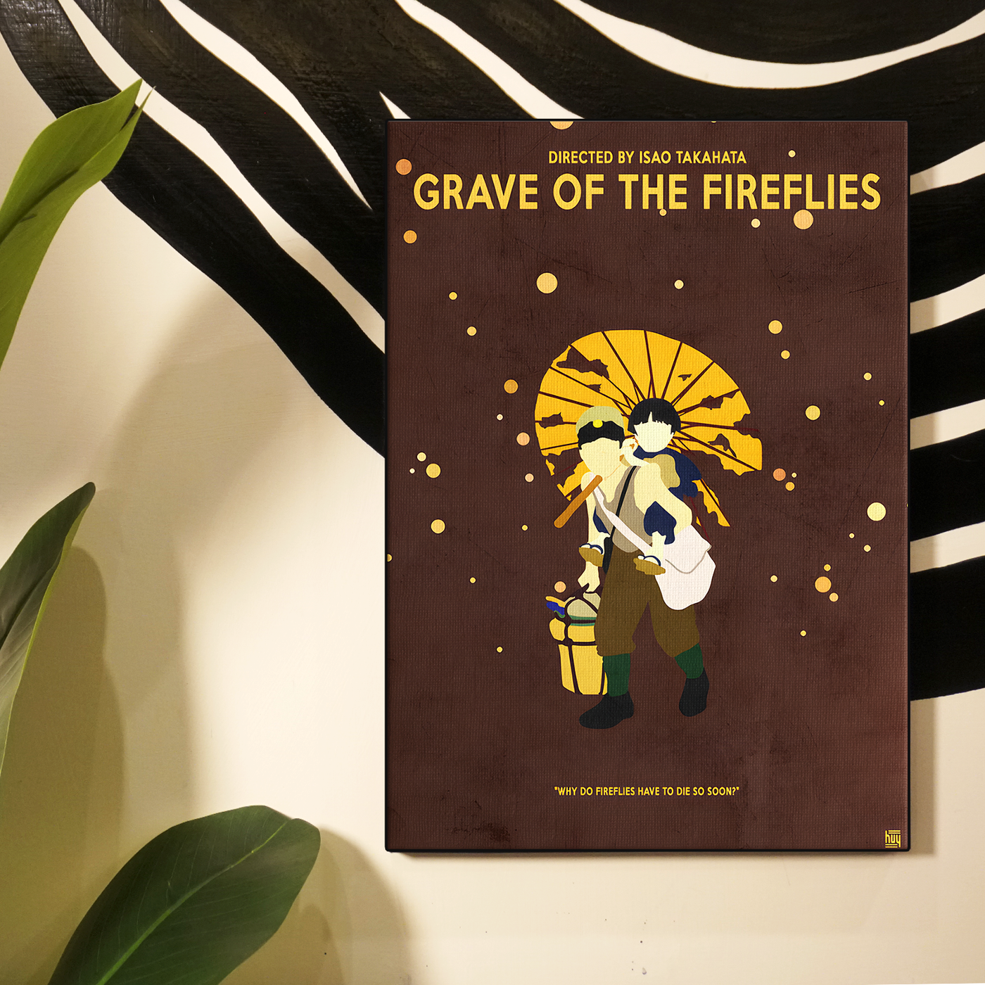 Grave of the Fireflies Movie Poster