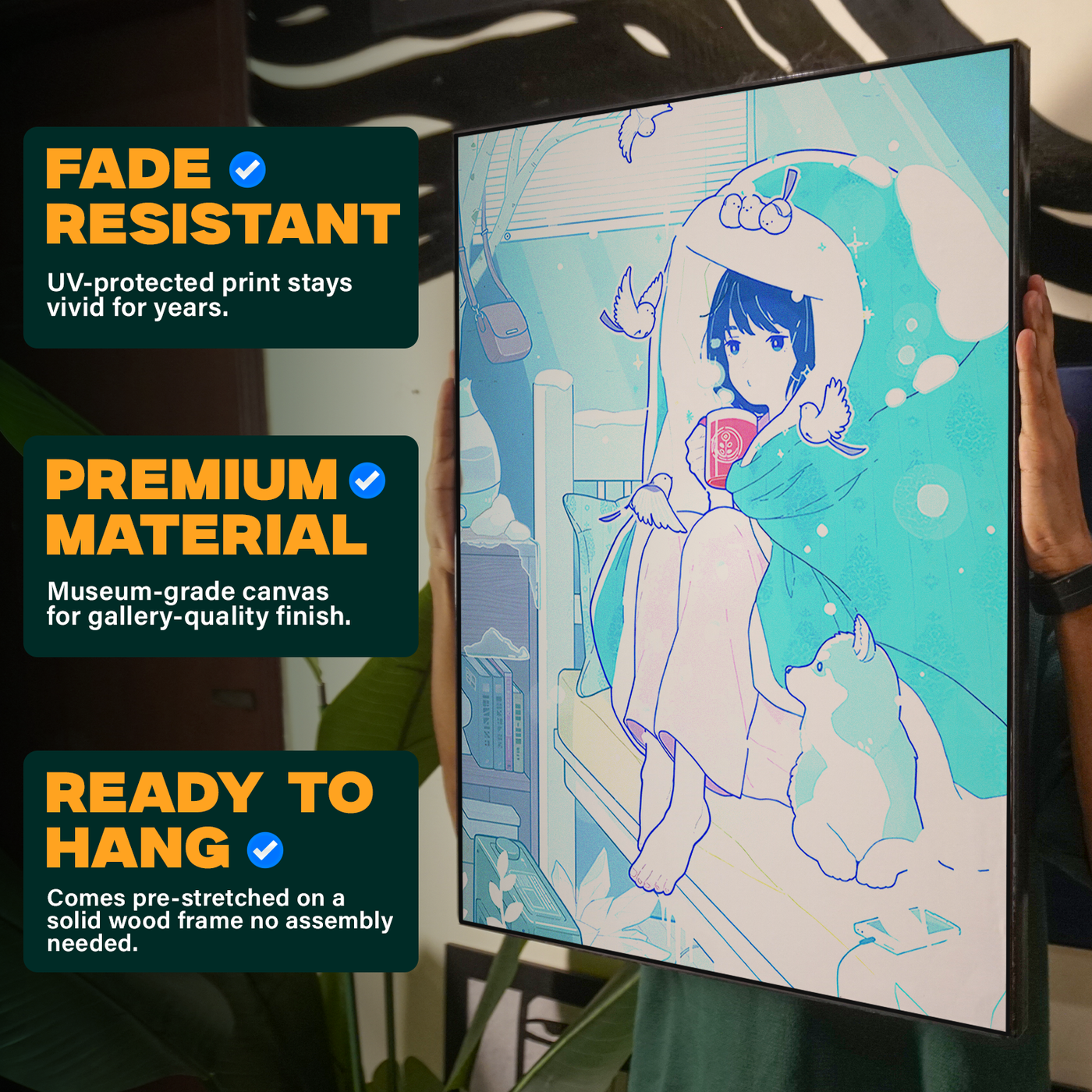 Blue Girl Poster