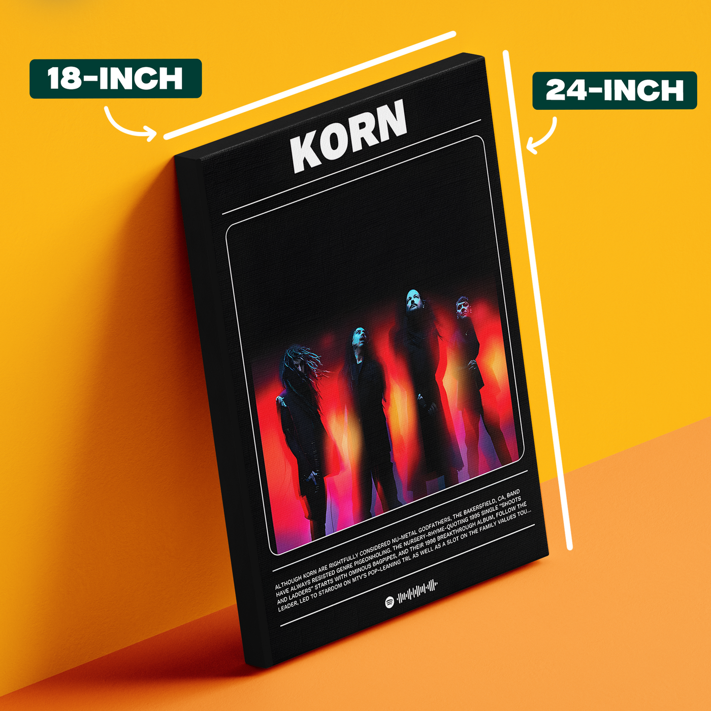 Korn Black Poster