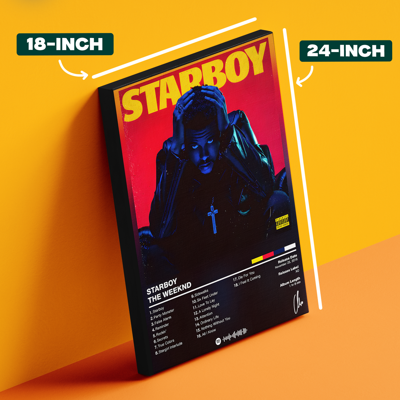 Starboy The Weeknd Poster