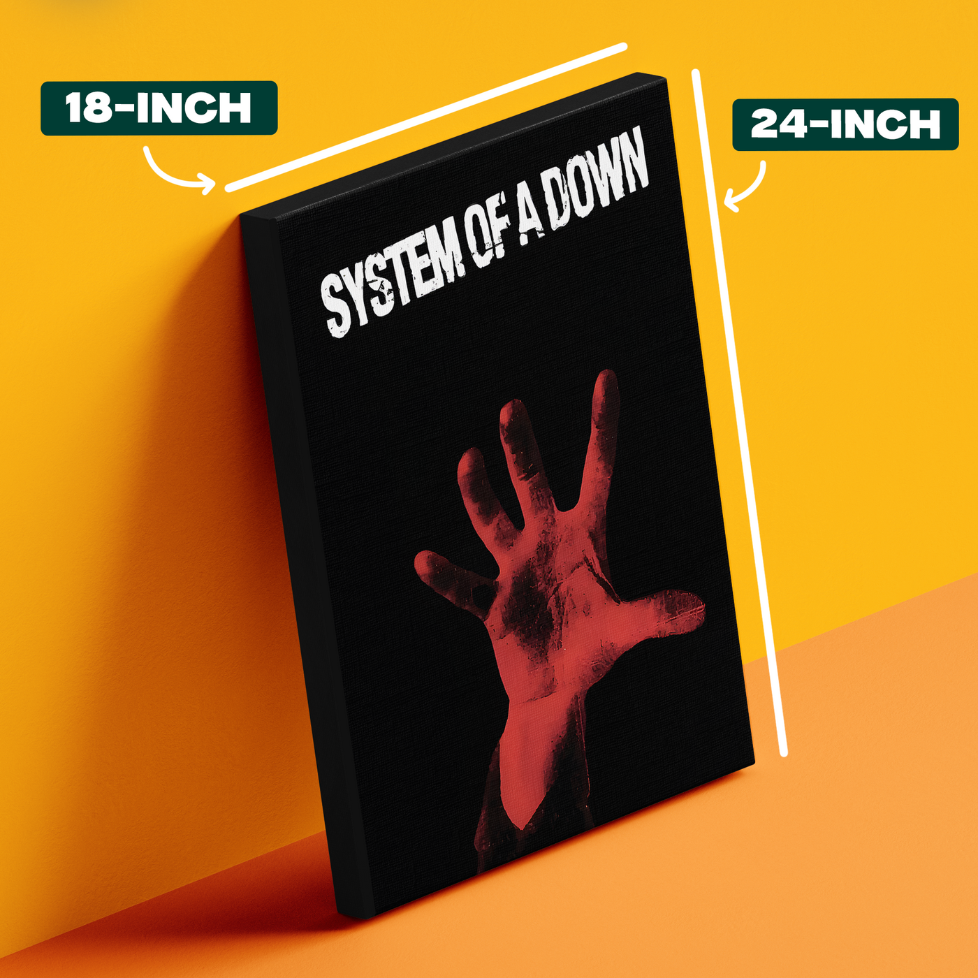 System of a Down Red Hand Poster