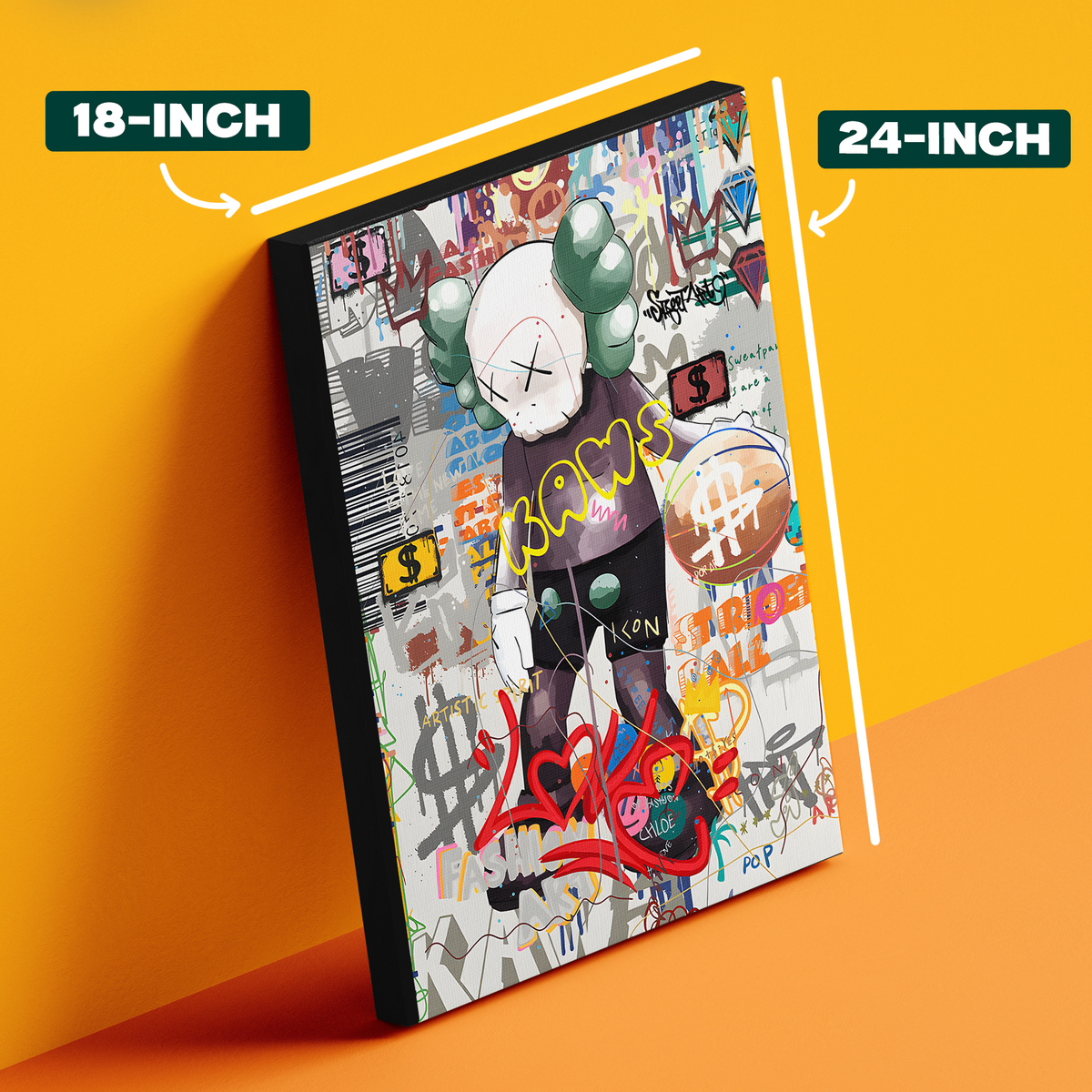 Graffiti Street Art Collage Poster