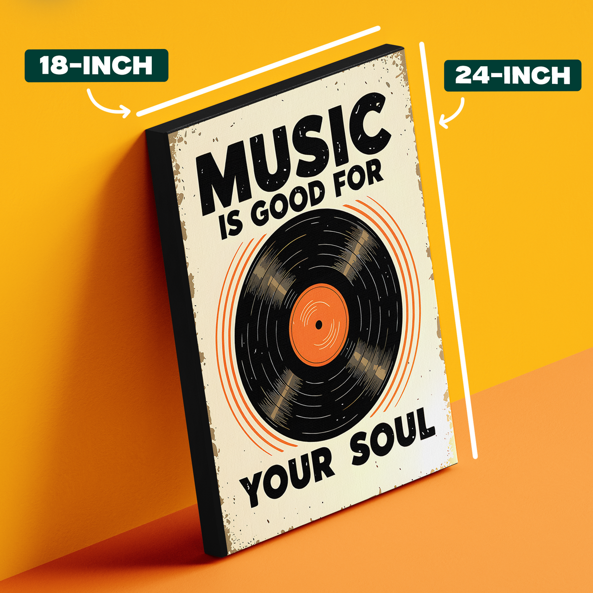 Music Is Good For Your Soul Poster