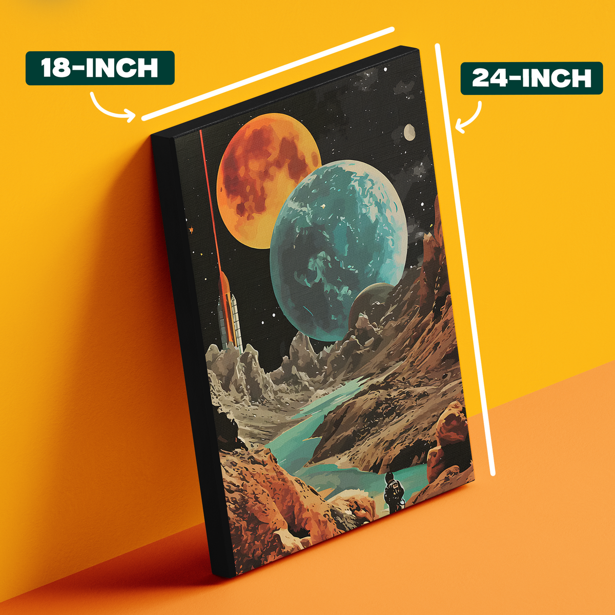 Planet Landscape Poster