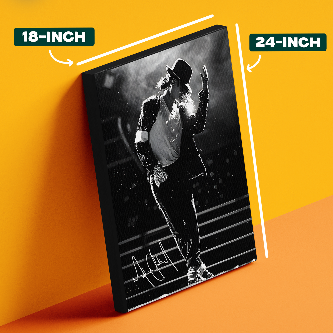 Black and White Michael Jackson Poster
