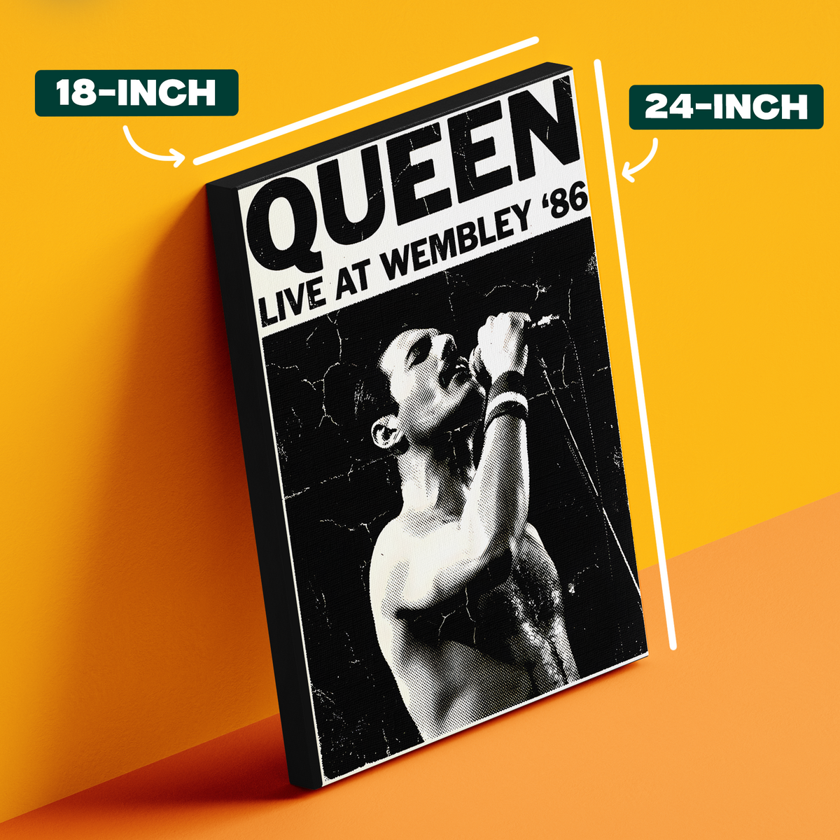 Queen Live at Wembley Poster