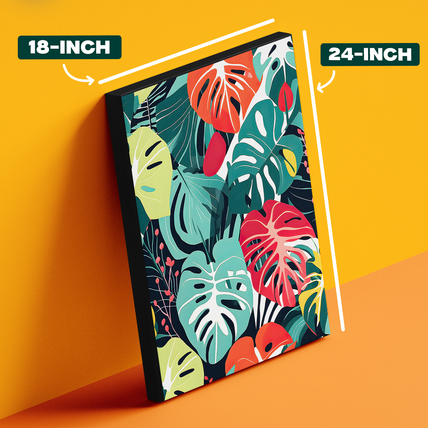 Tropical Leaves Poster