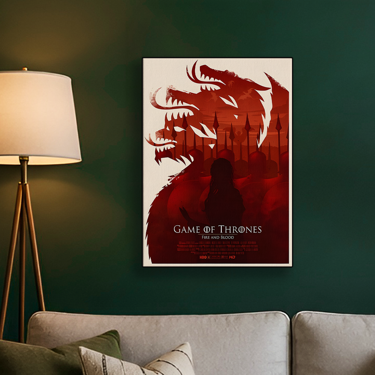 Game of Thrones Dragon Poster