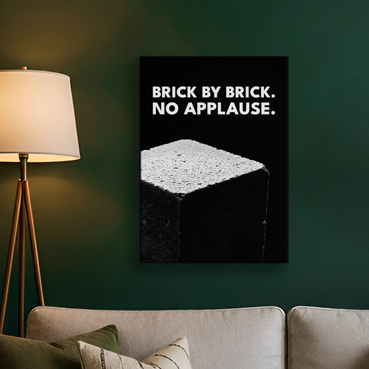 Brick By Brick No Applause Poster