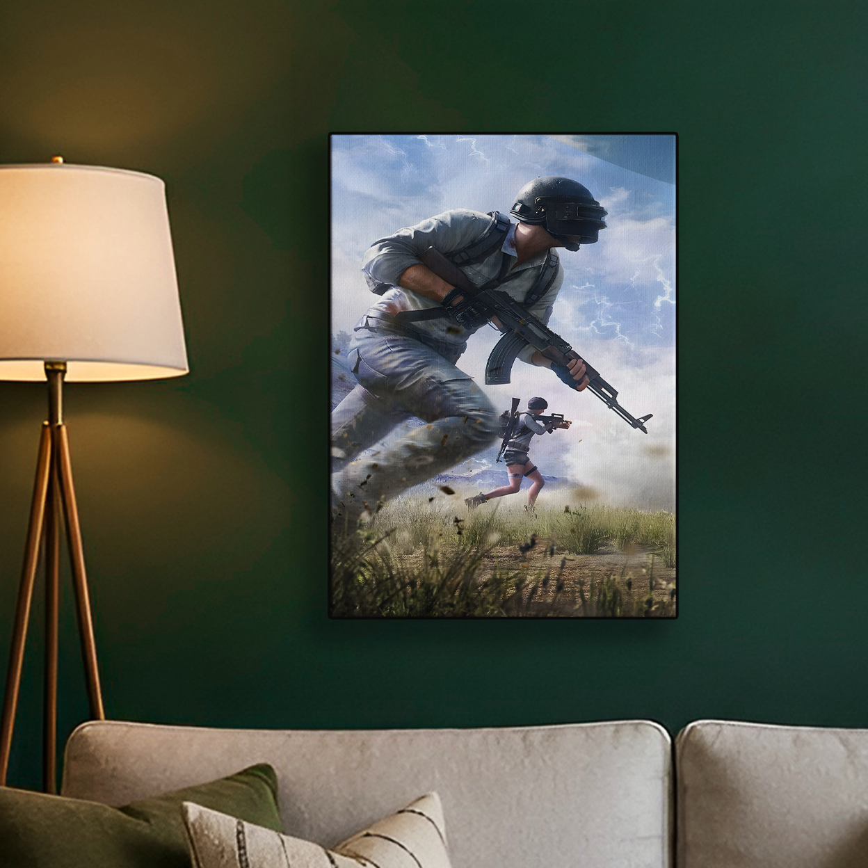 Battlefield Soldier Poster