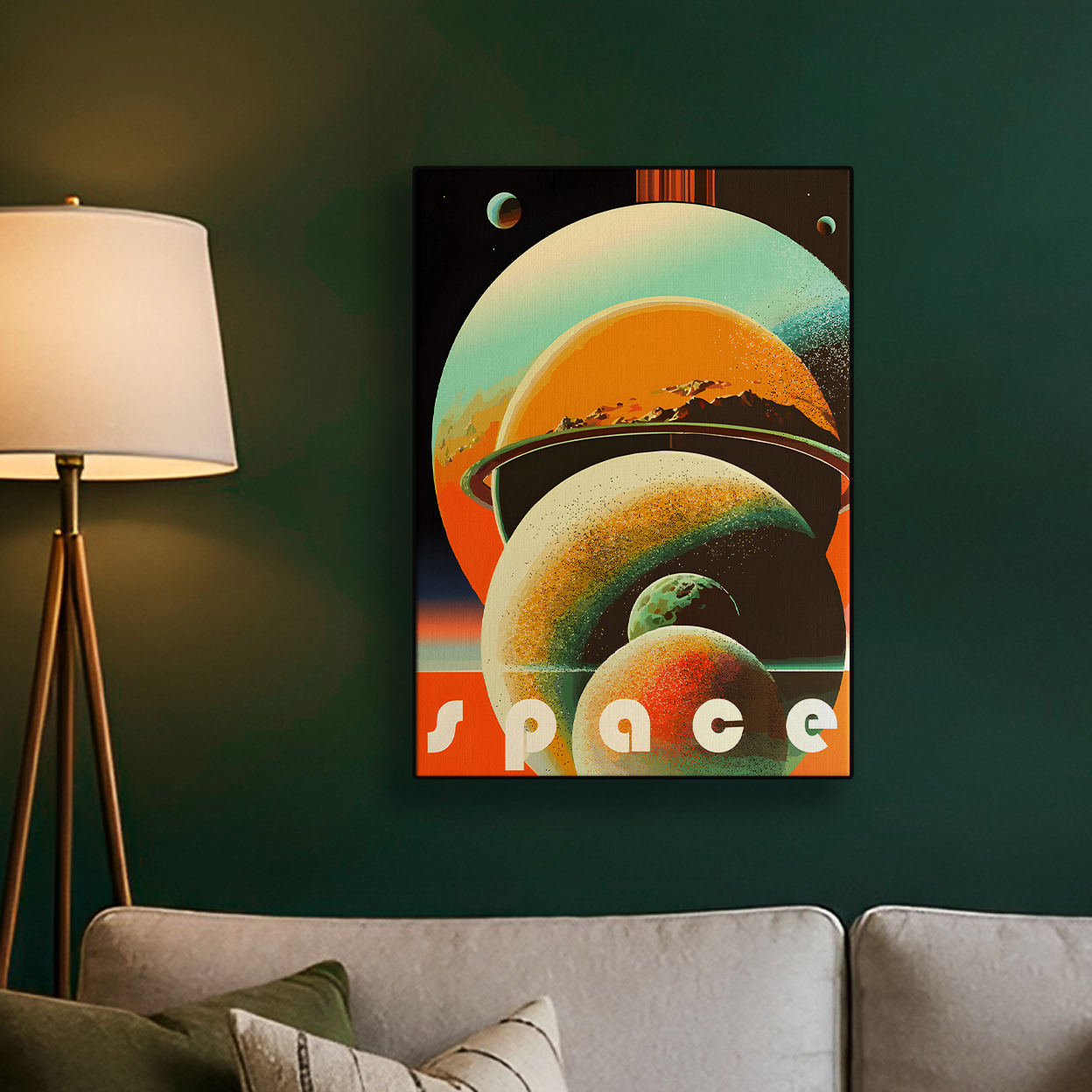 Space Text Poster
