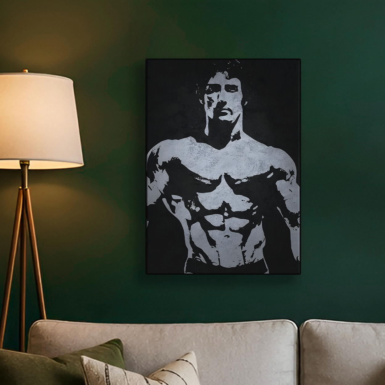 Rocky Black and White Poster