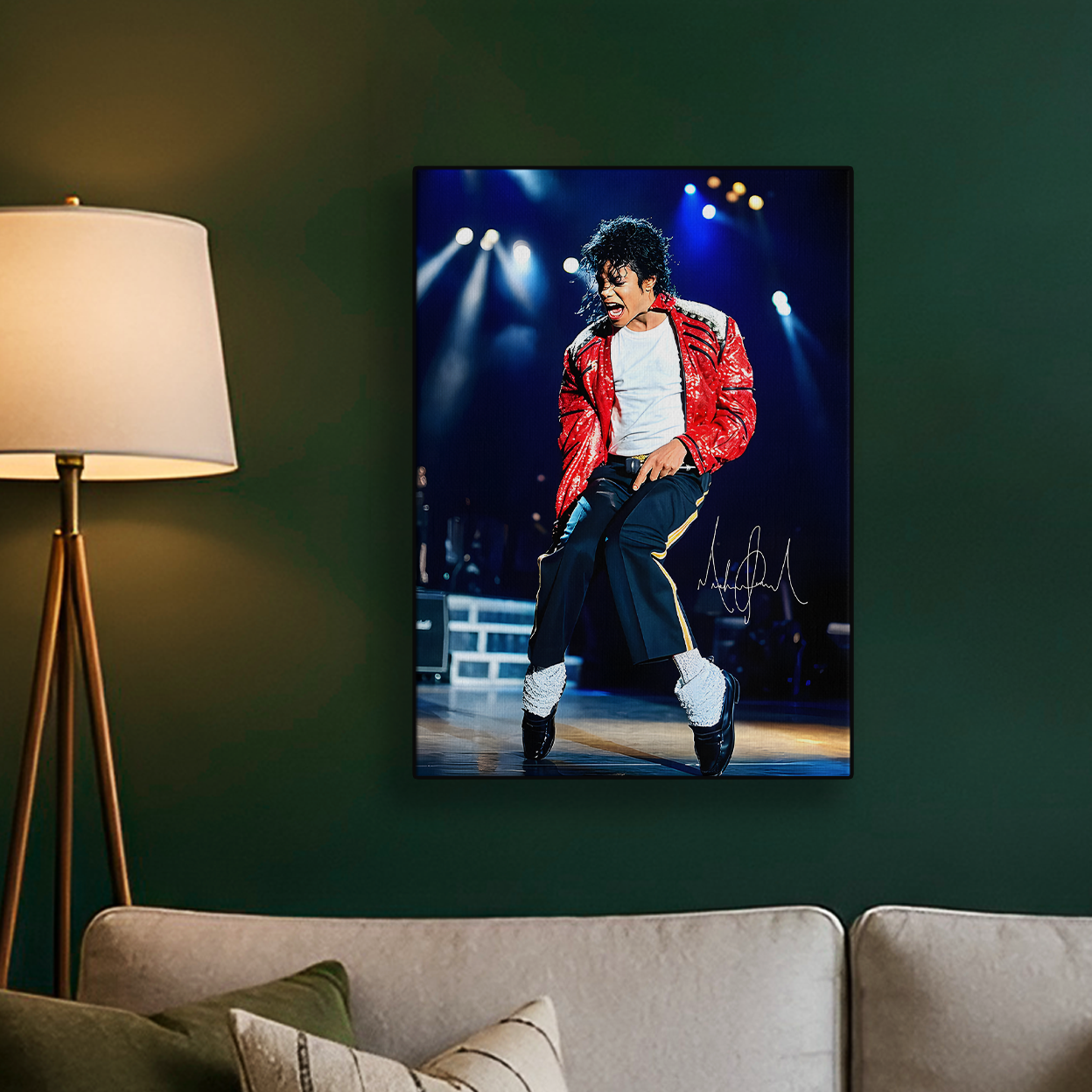 Michael Jackson Red Jacket Poster
