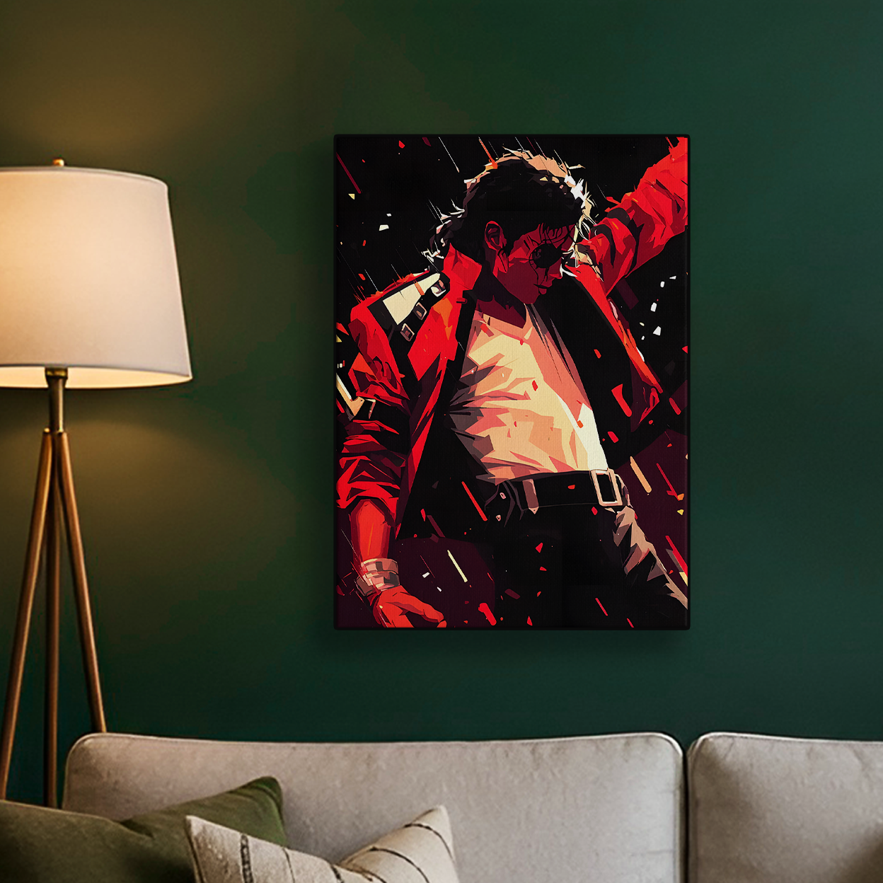 Michael Jackson Red Jacket Poster
