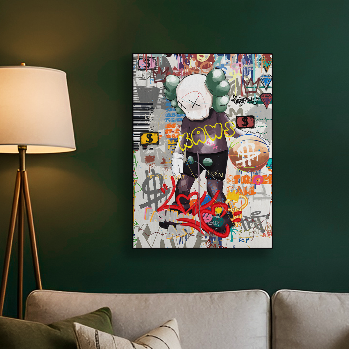 Graffiti Street Art Collage Poster