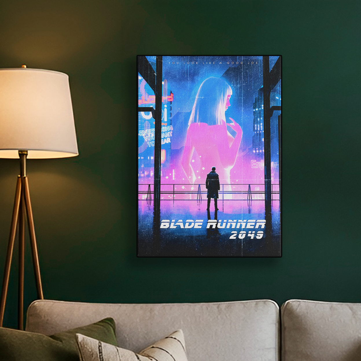 Blade Runner Silhouette Poster