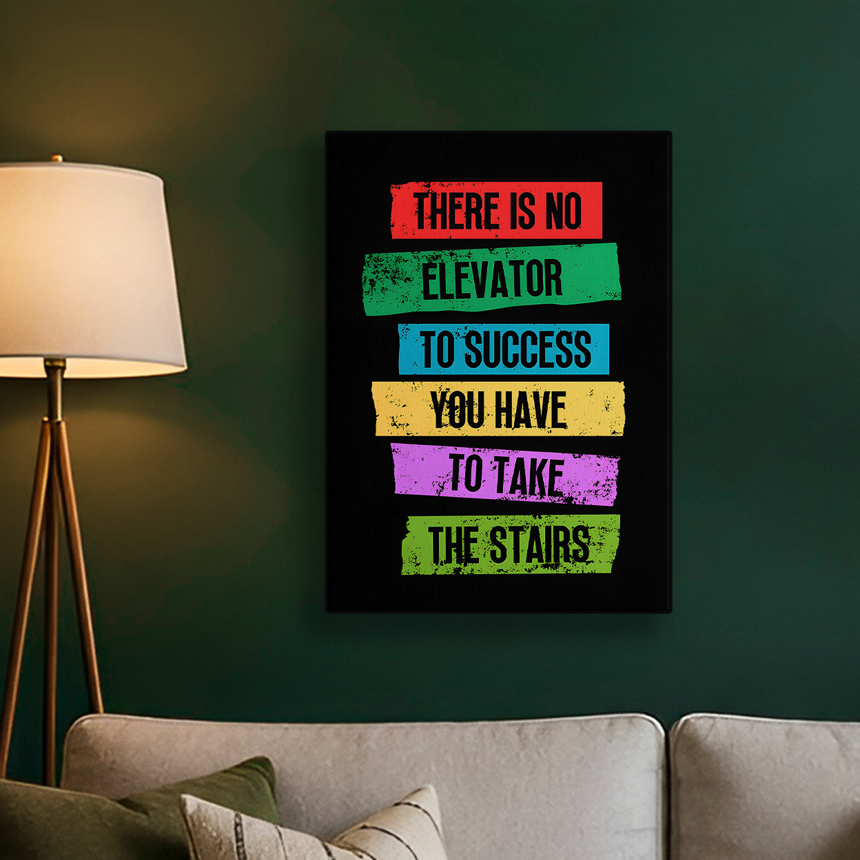 No Elevator To Success Poster