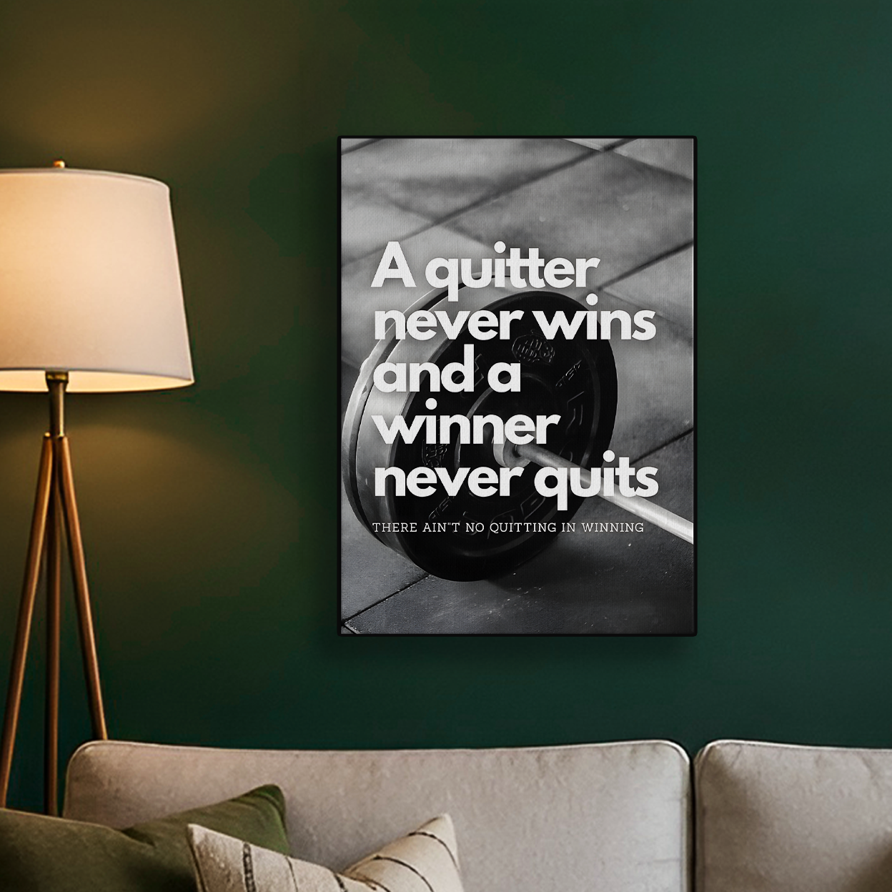 A Quitter Never Wins Poster