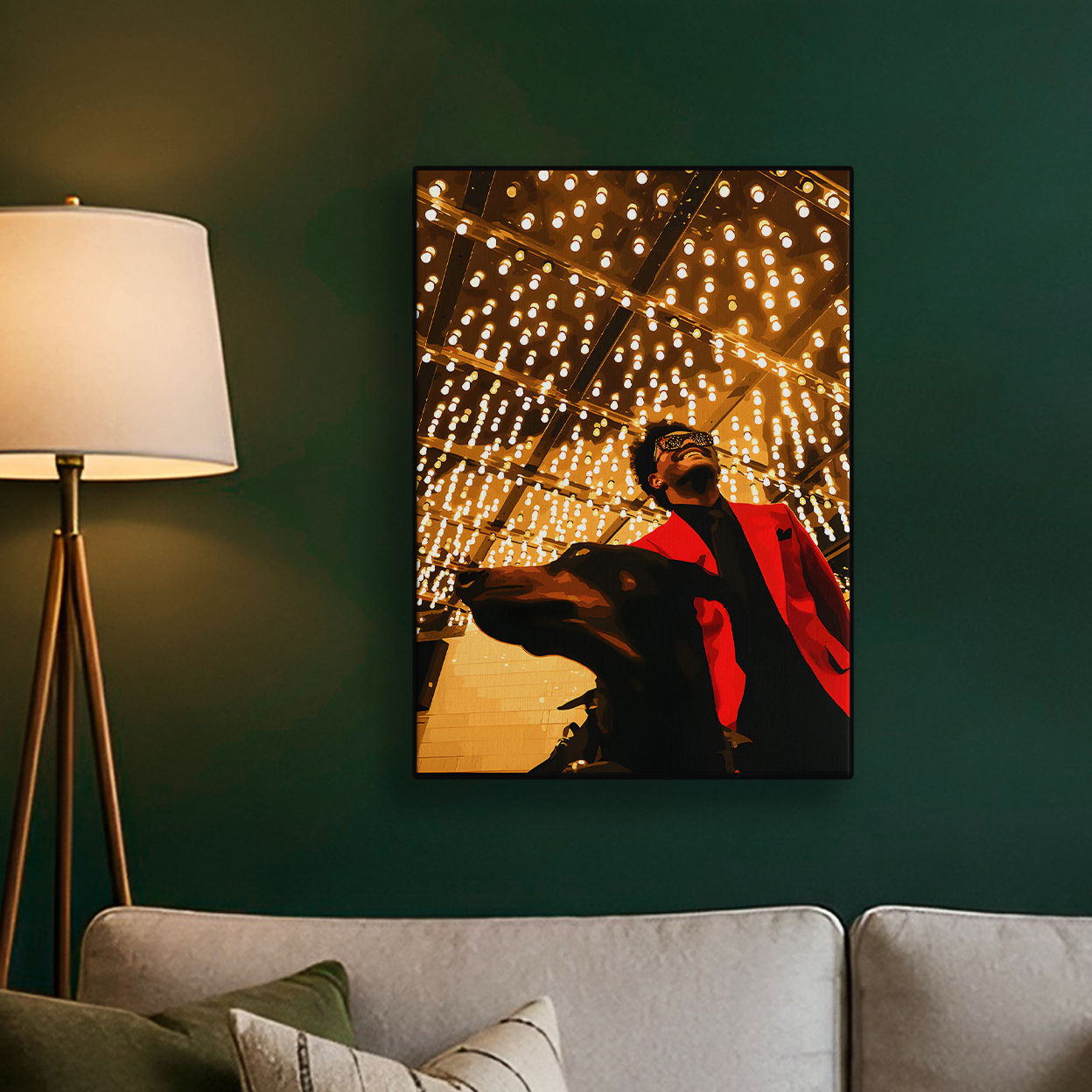 The Weeknd "Blinding Lights" Poster