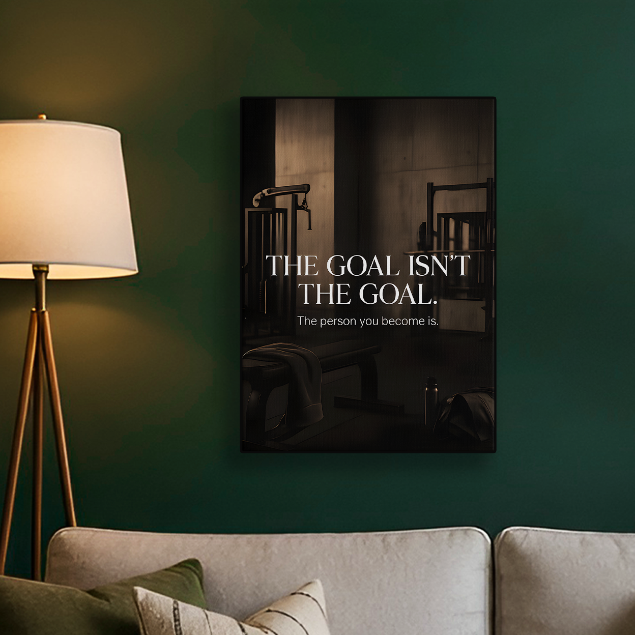 The Goal Isnt The Goal Poster