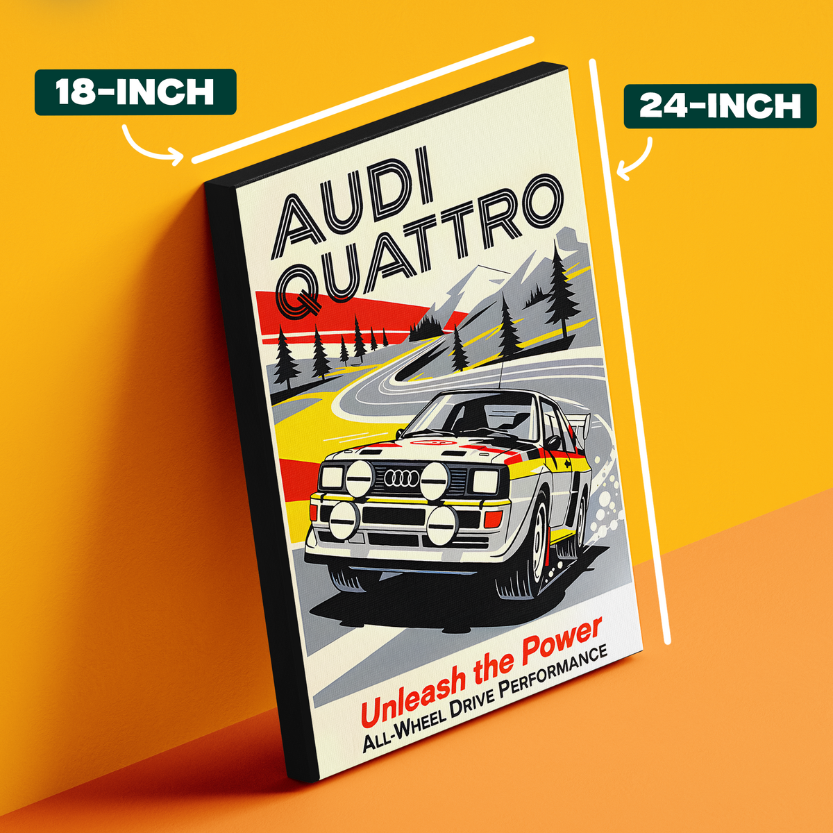 Audi Quattro Culture Poster