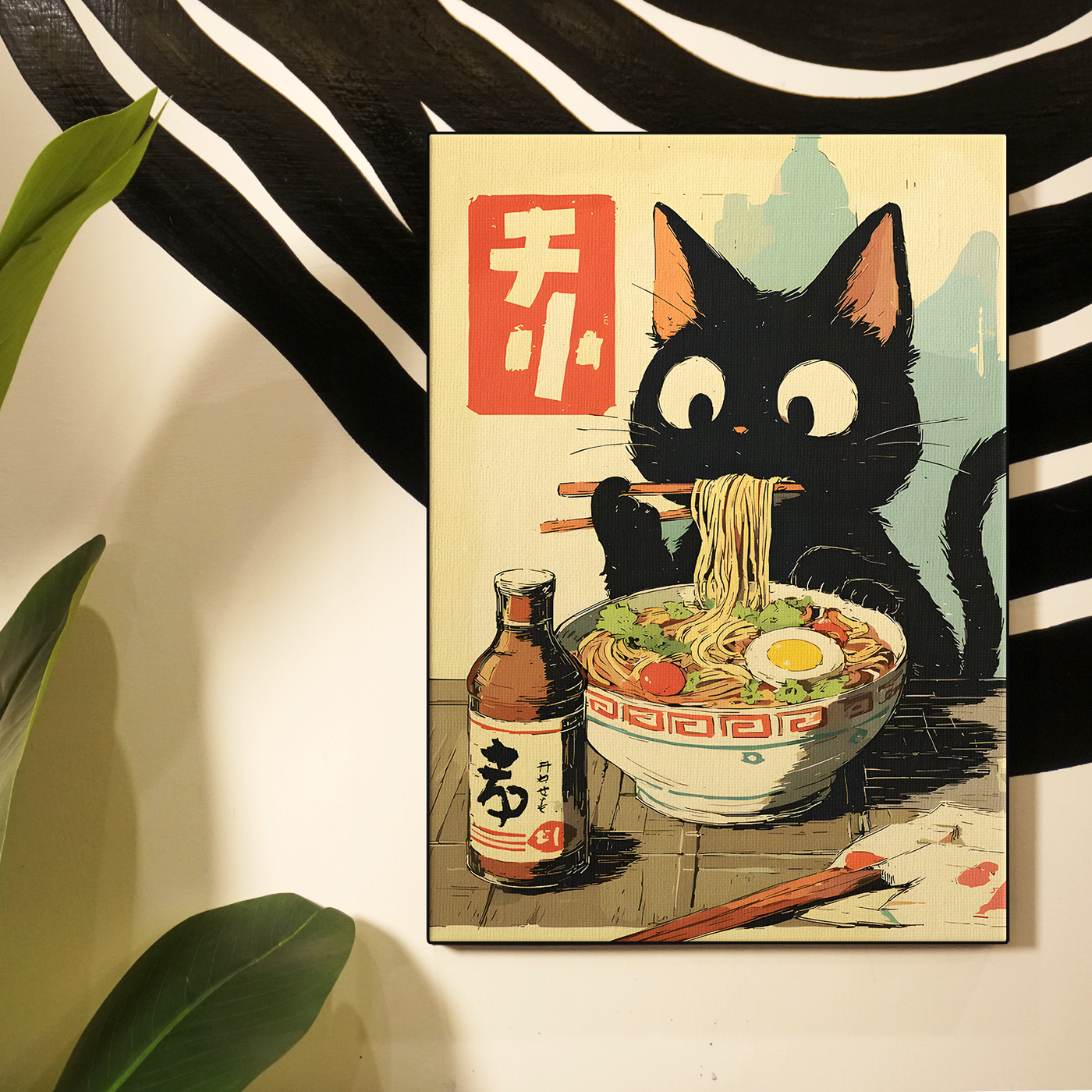Ramen Cat Poster