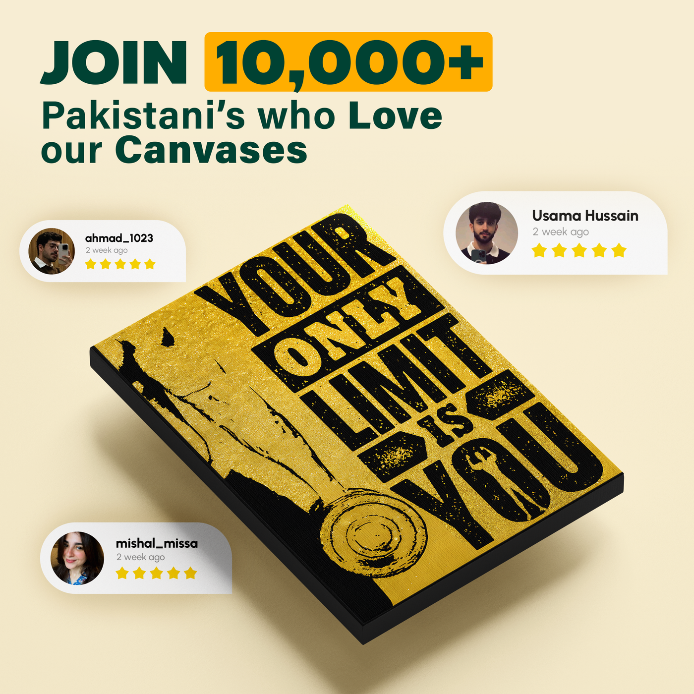 Your Only Limit Is You Yellow Poster