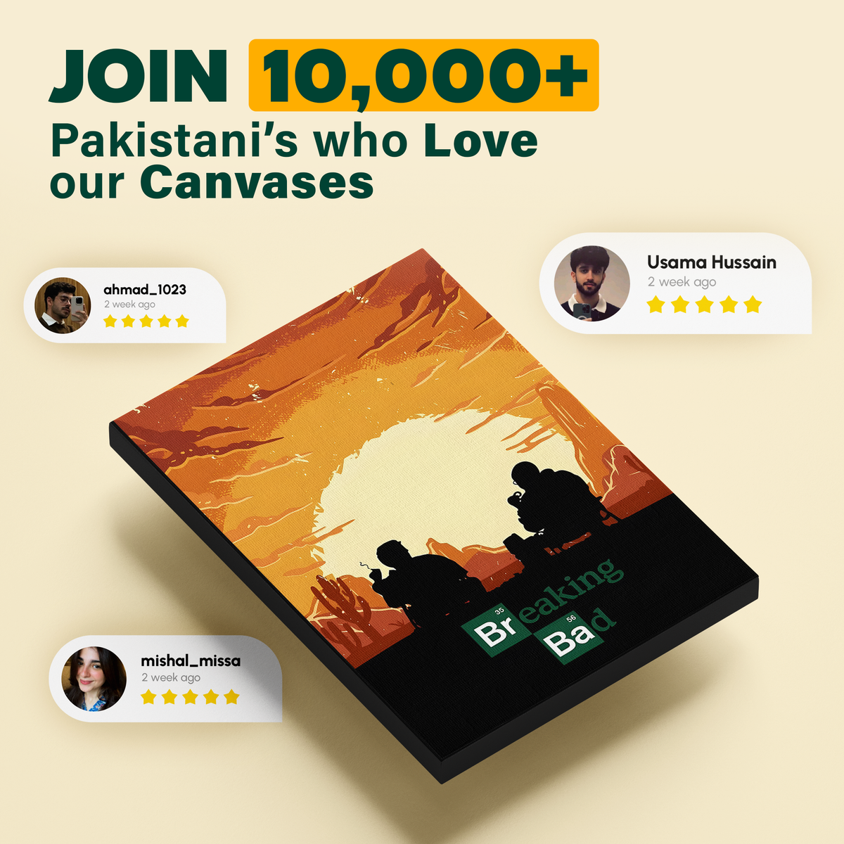 Breaking Bad Western Silhouette Sunset Poster
