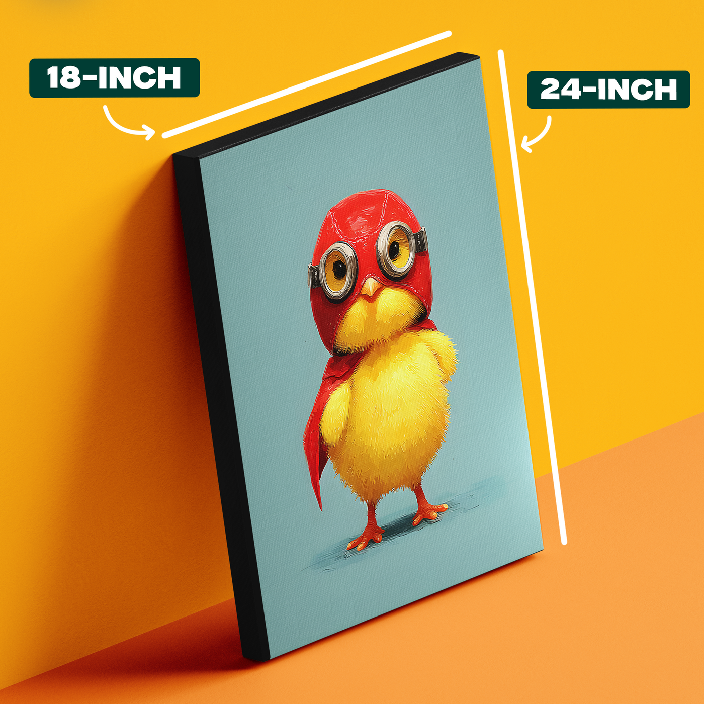Chick Superhero Portrait