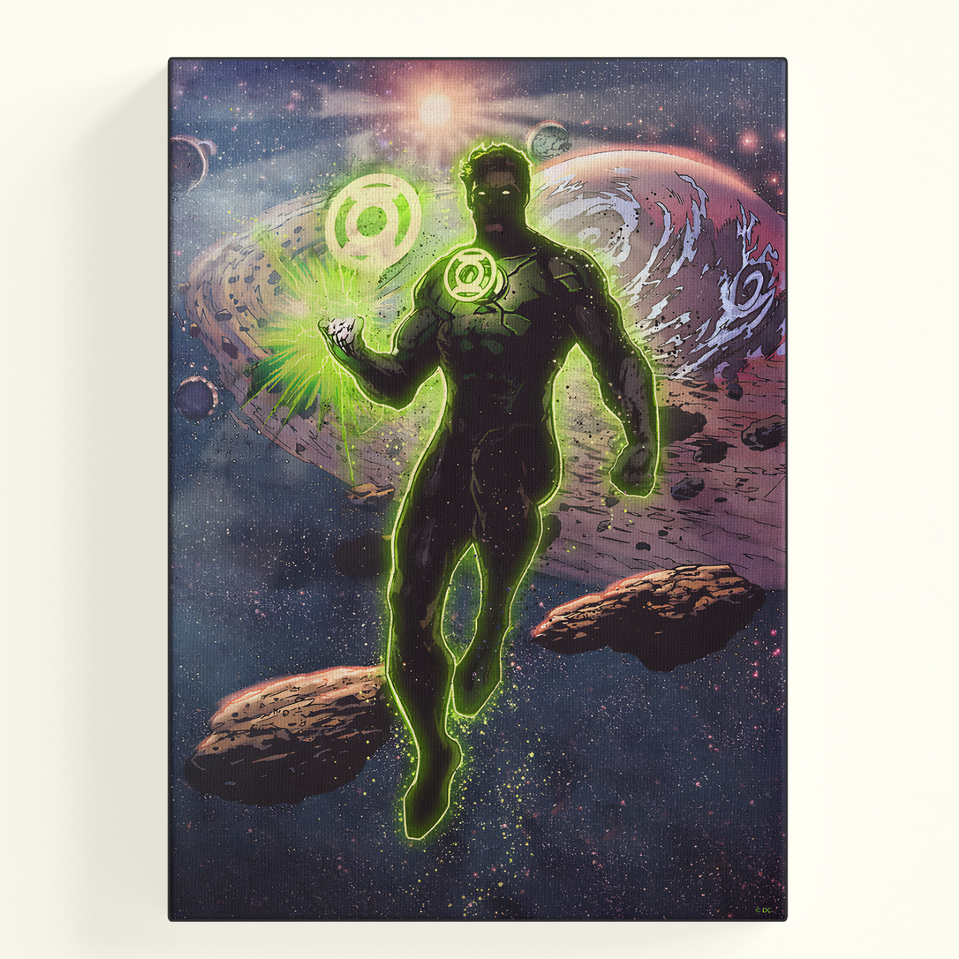 Green Lantern Colorful Poster