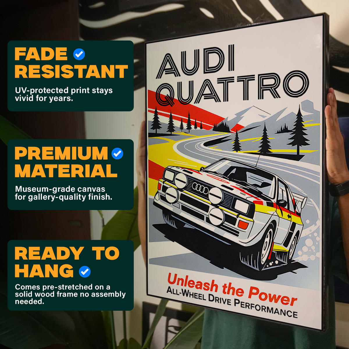 Audi Quattro Culture Poster