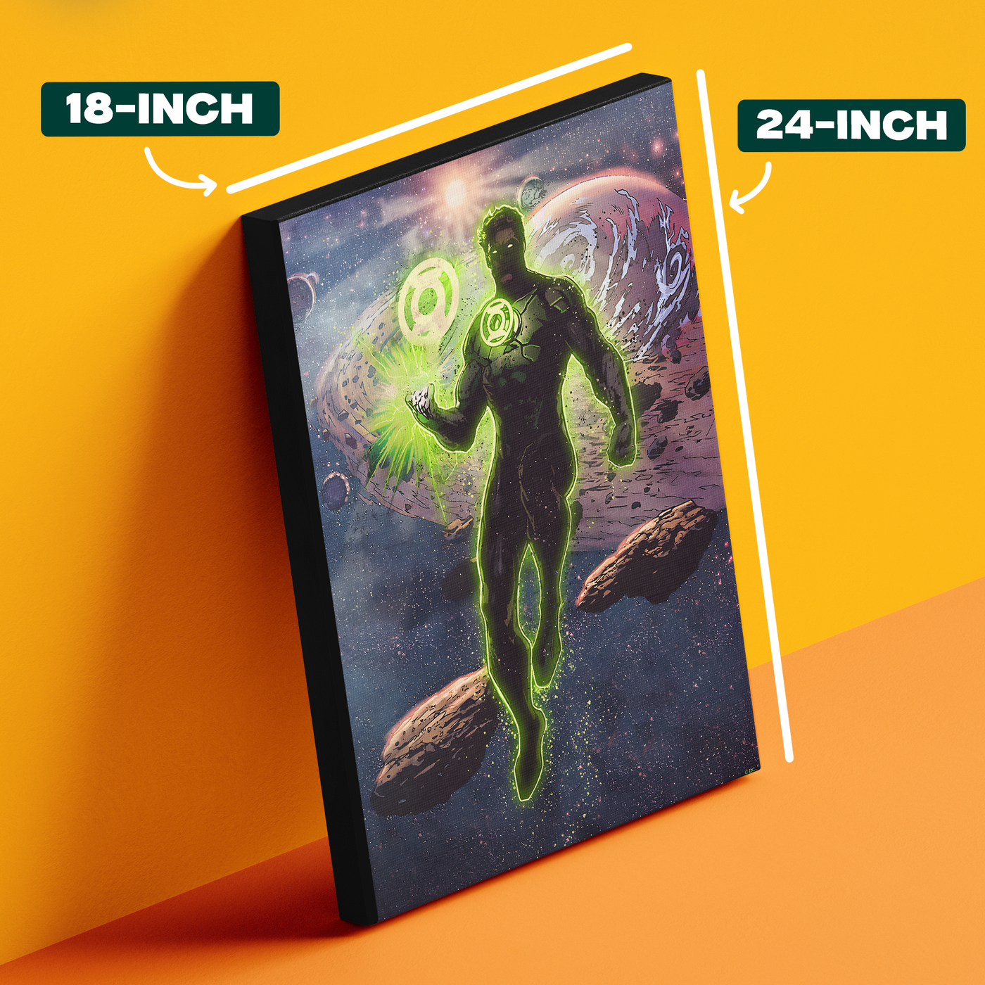 Green Lantern Colorful Poster