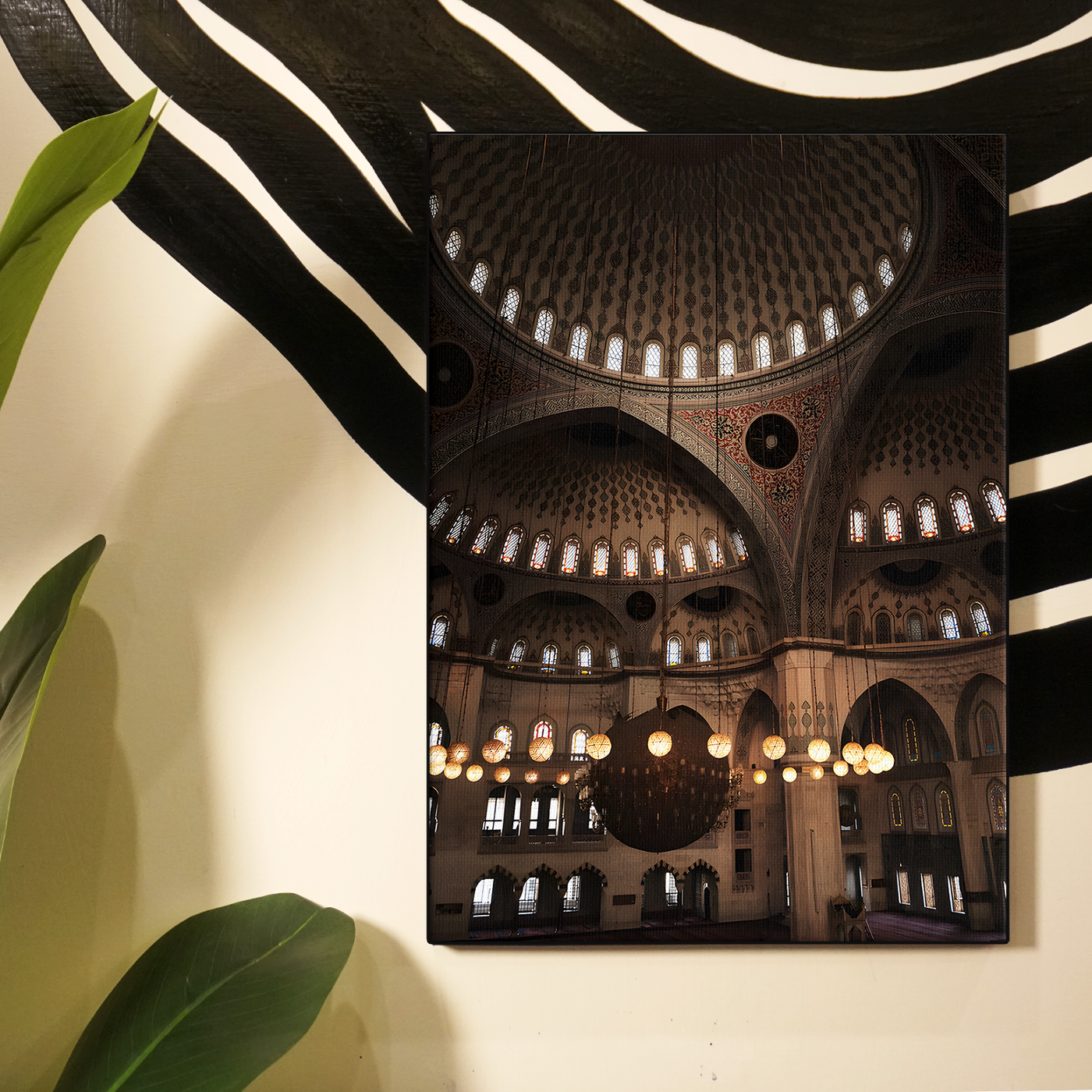 Mosque Interior Arches Poster