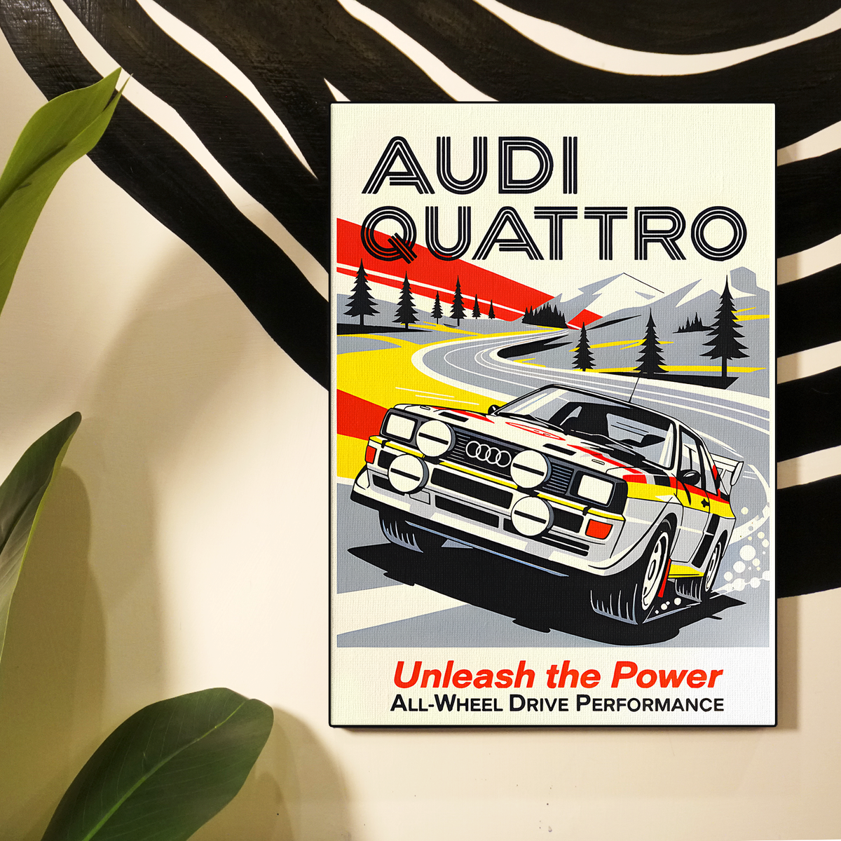 Audi Quattro Culture Poster