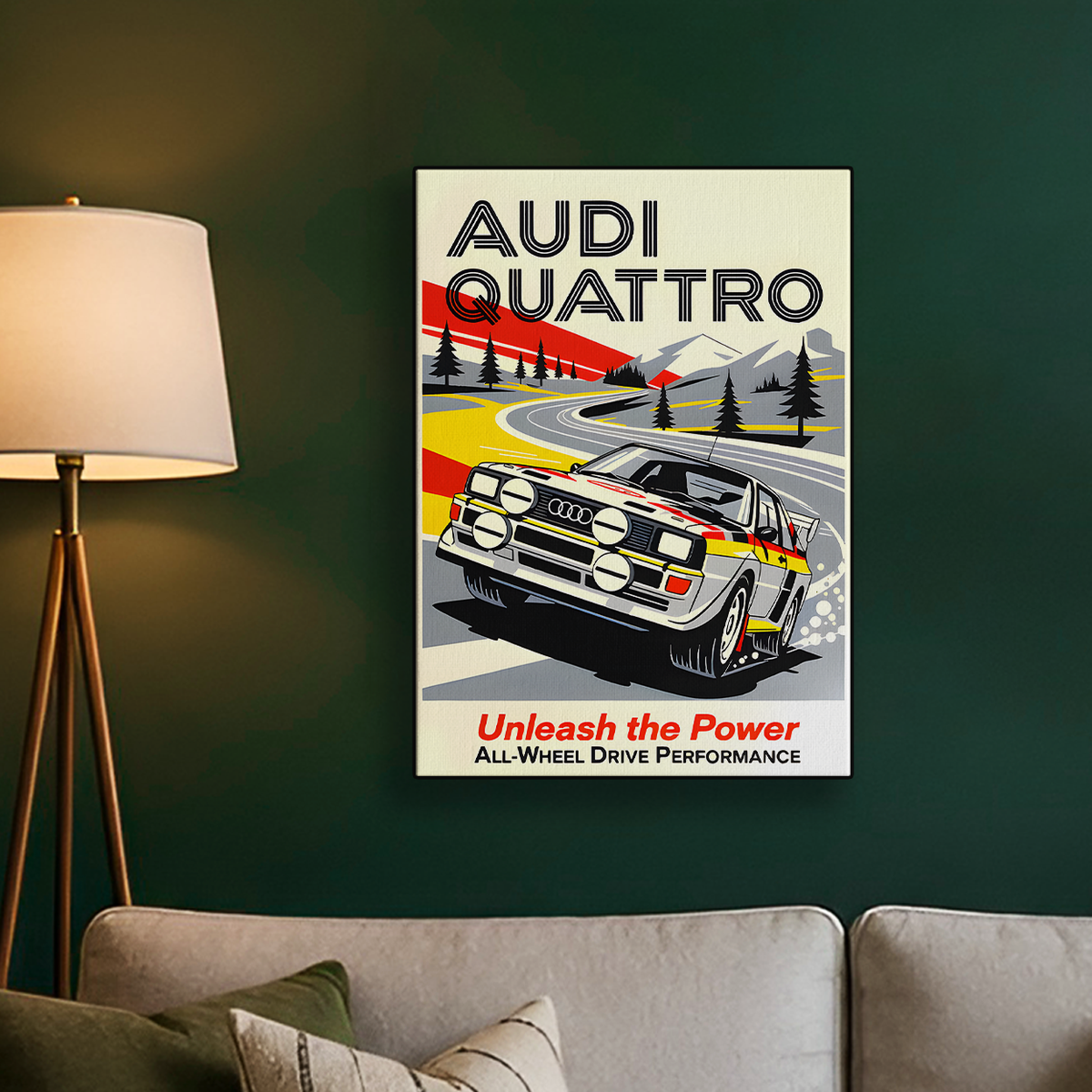Audi Quattro Culture Poster