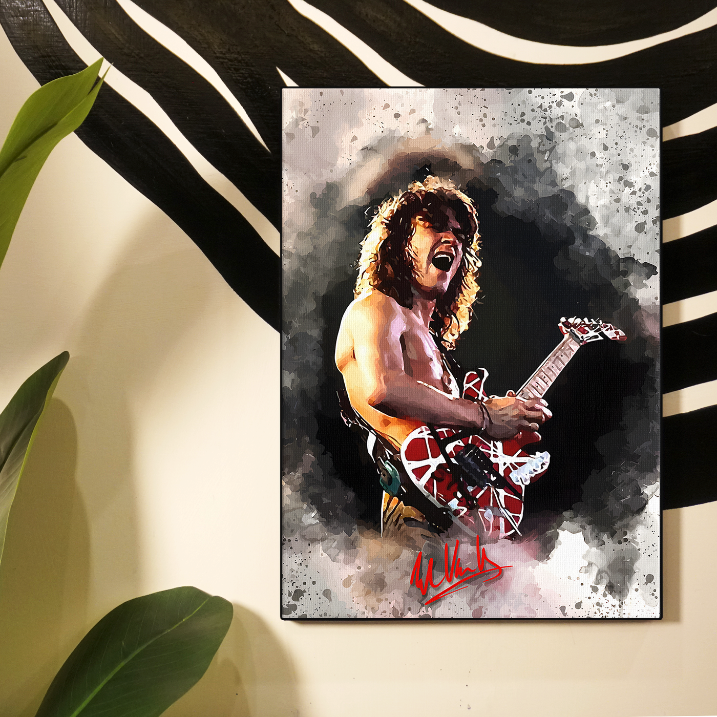 Eddie Van Halen Performance Poster