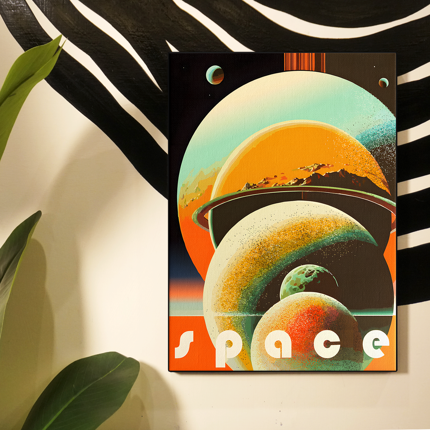Space Text Poster