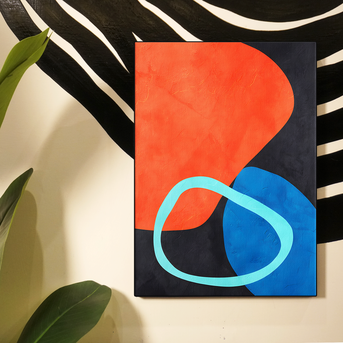 Geometric Abstract Ring Poster