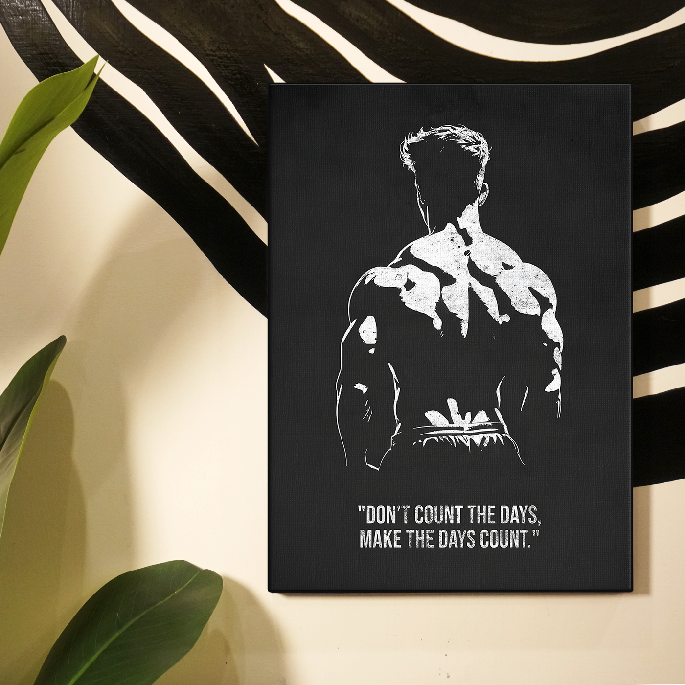 Bodybuilder Silhouette Poster