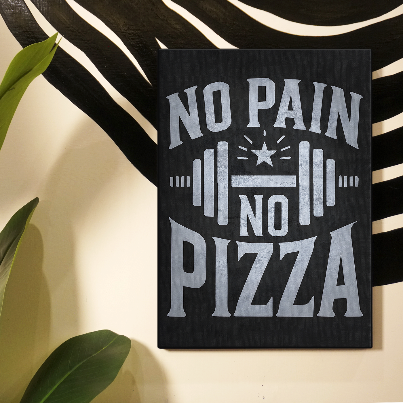 No Pain No Pizza Poster