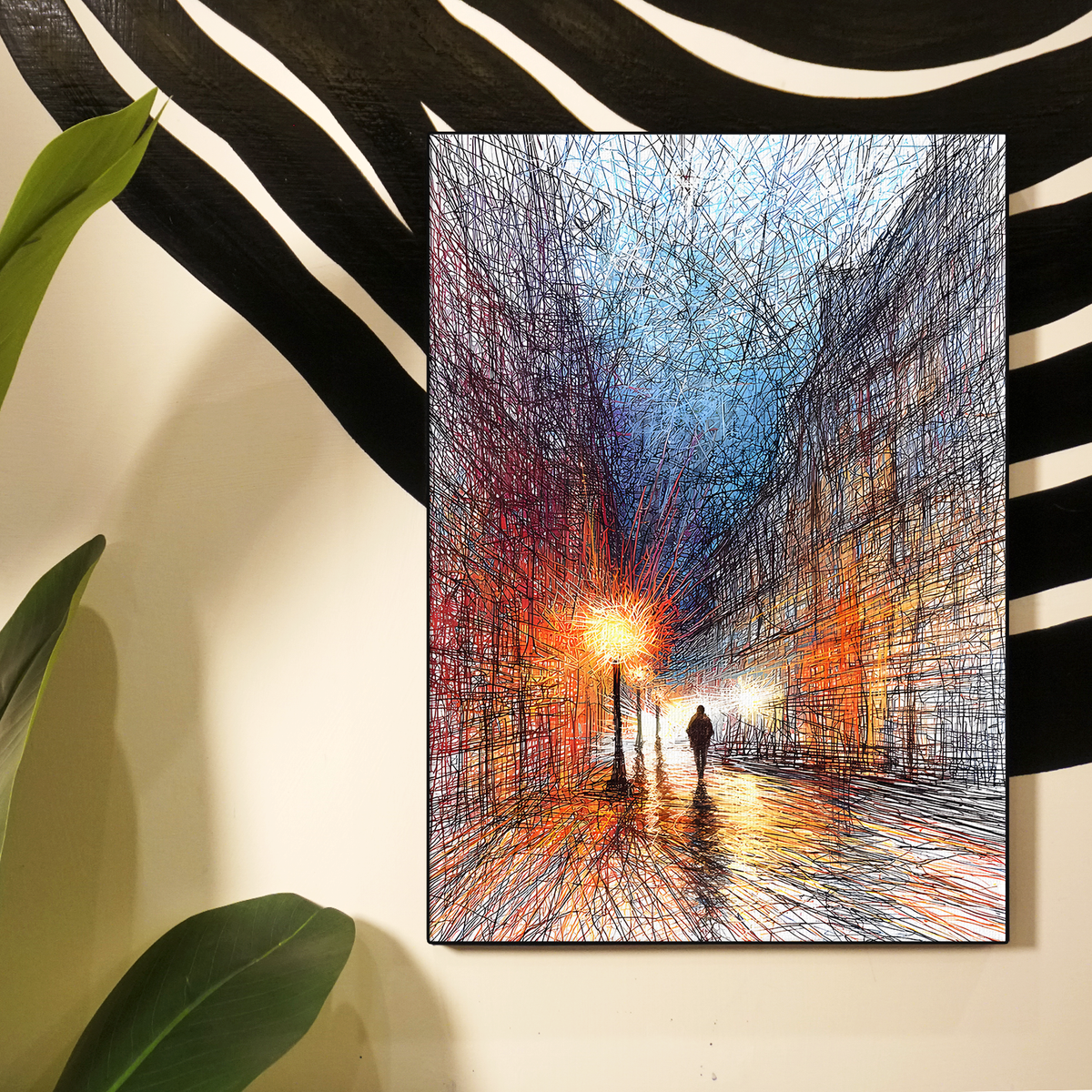 Night Forest Path Poster