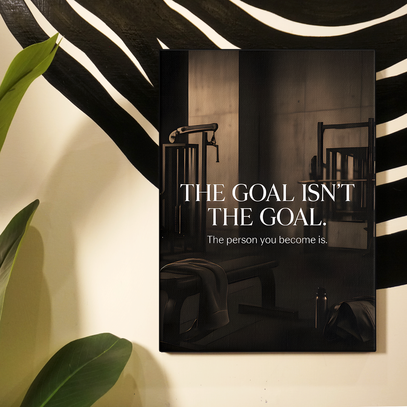 The Goal Isnt The Goal Poster