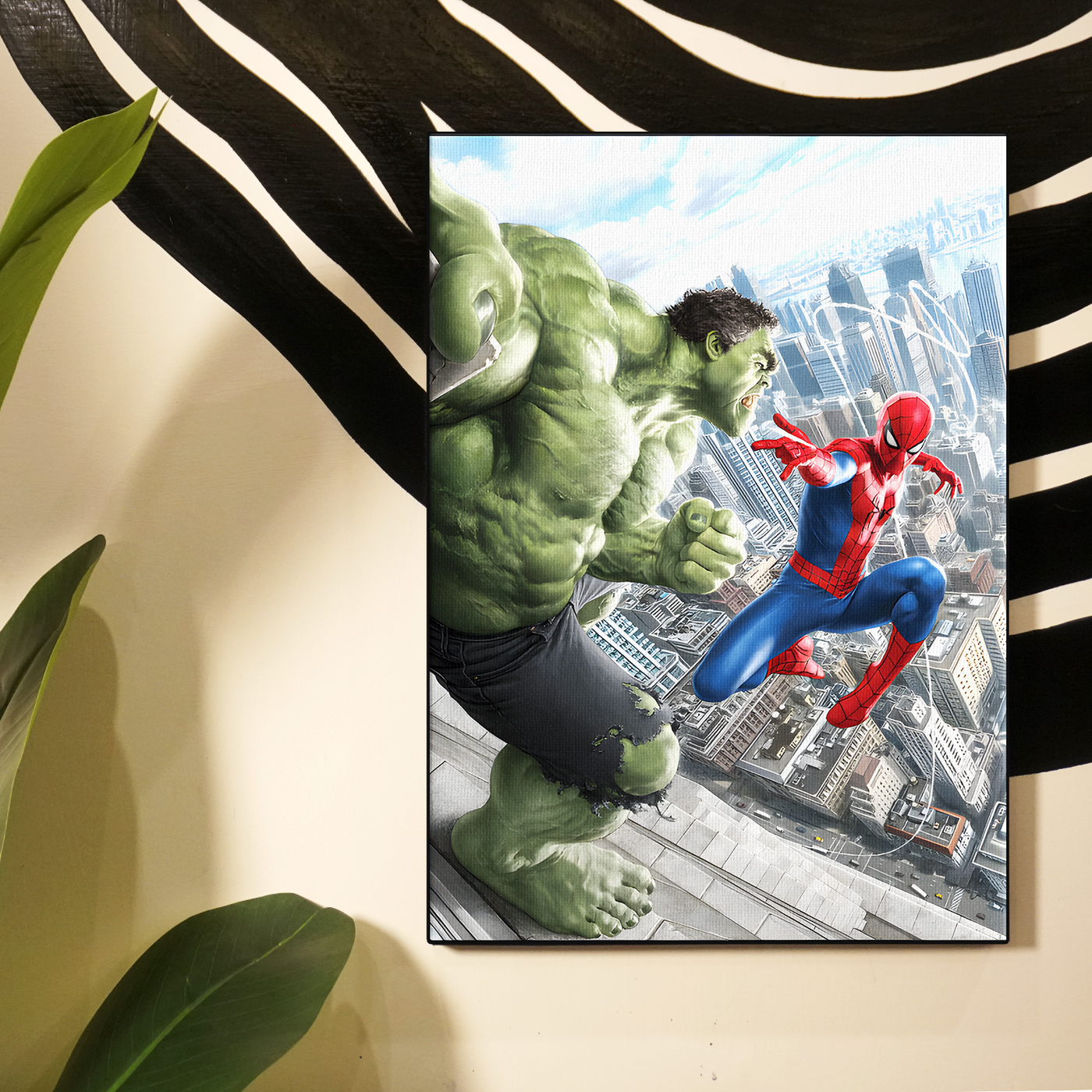 Spider-Man and Hulk Poster