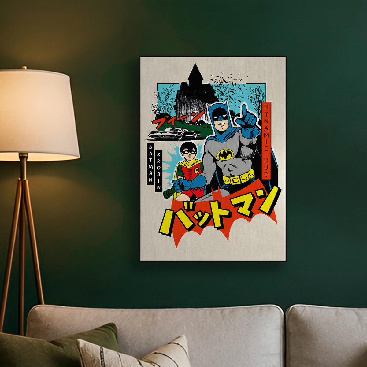 Batman Comic Japanese Poster