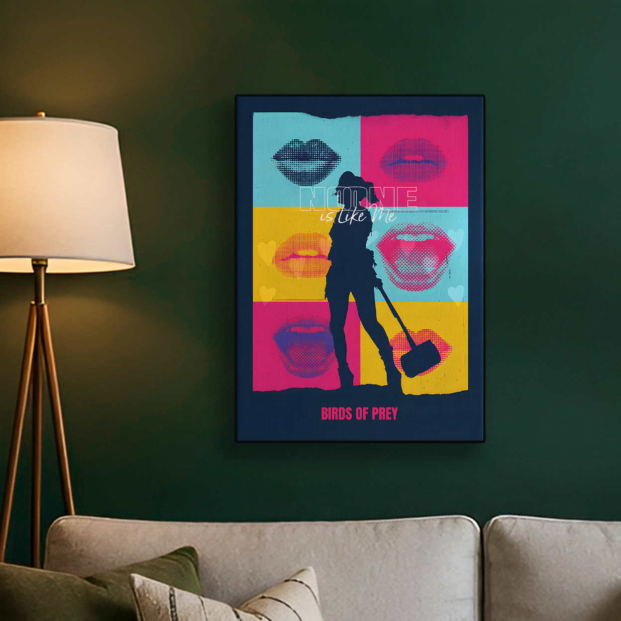 Birds of Prey Pop Art Poster