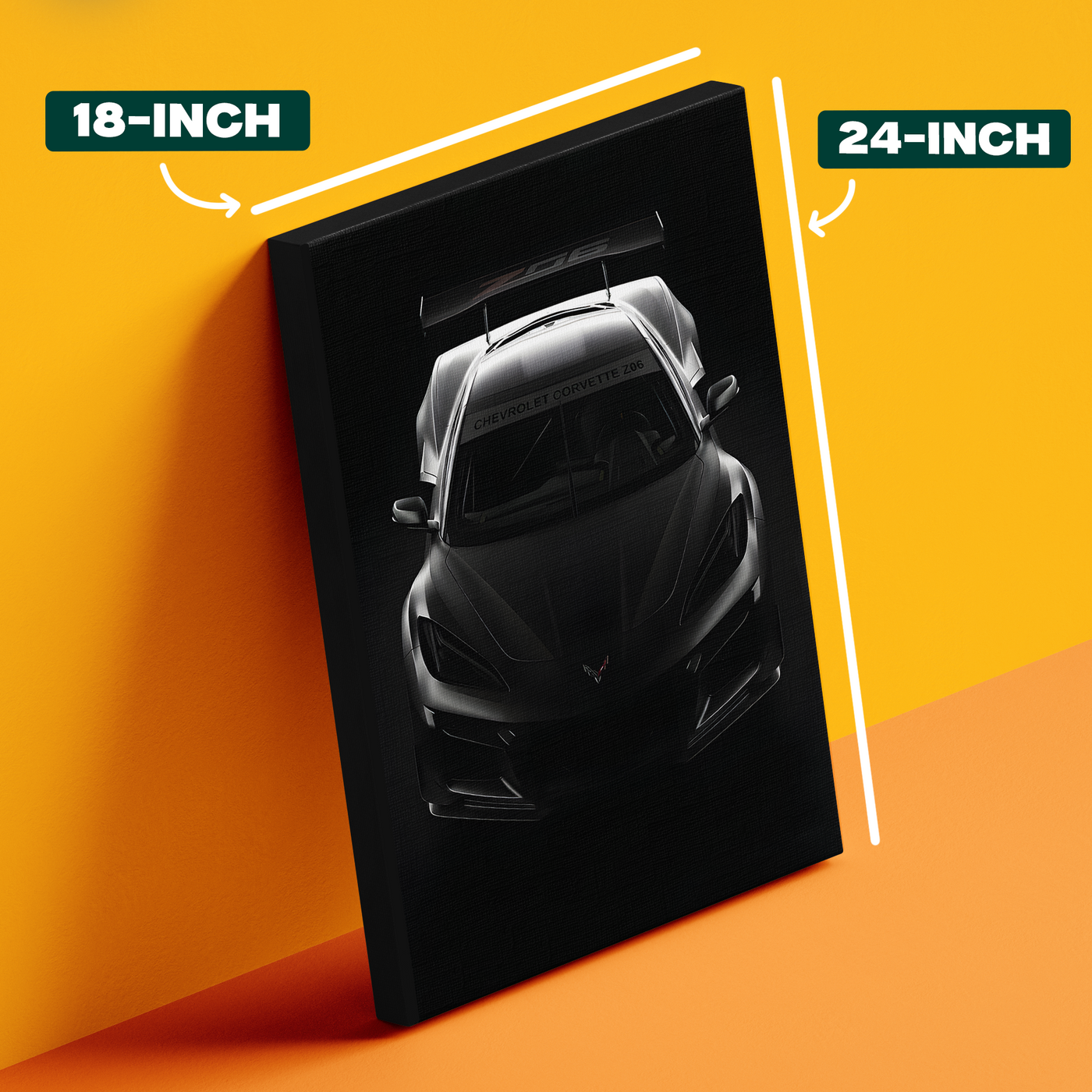 Dark Garage Car Poster