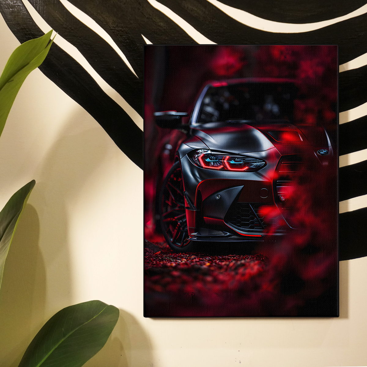 Red and Black BMW Poster